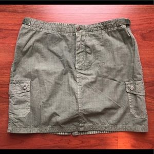 Fresh Produce Olive Green Cargo Skort